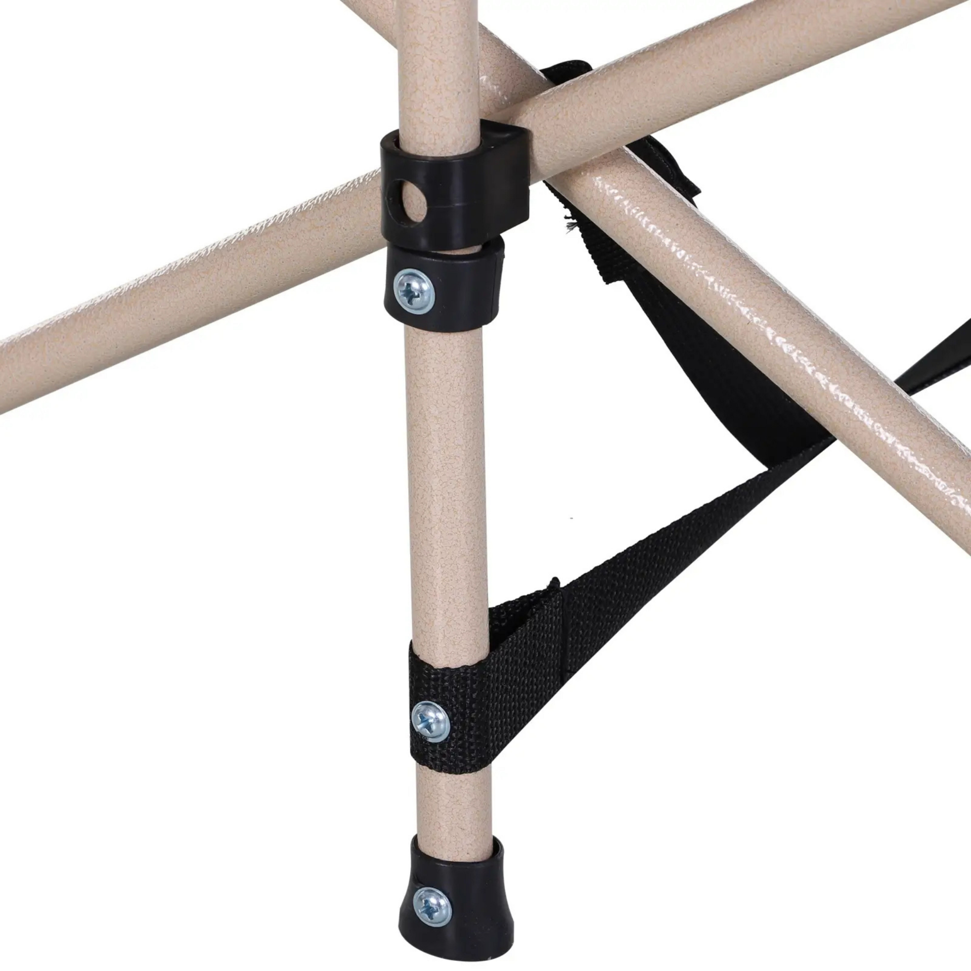 Blauwe opvouwbare stretcher 190x68x52 cm – voor camping of logeerplek