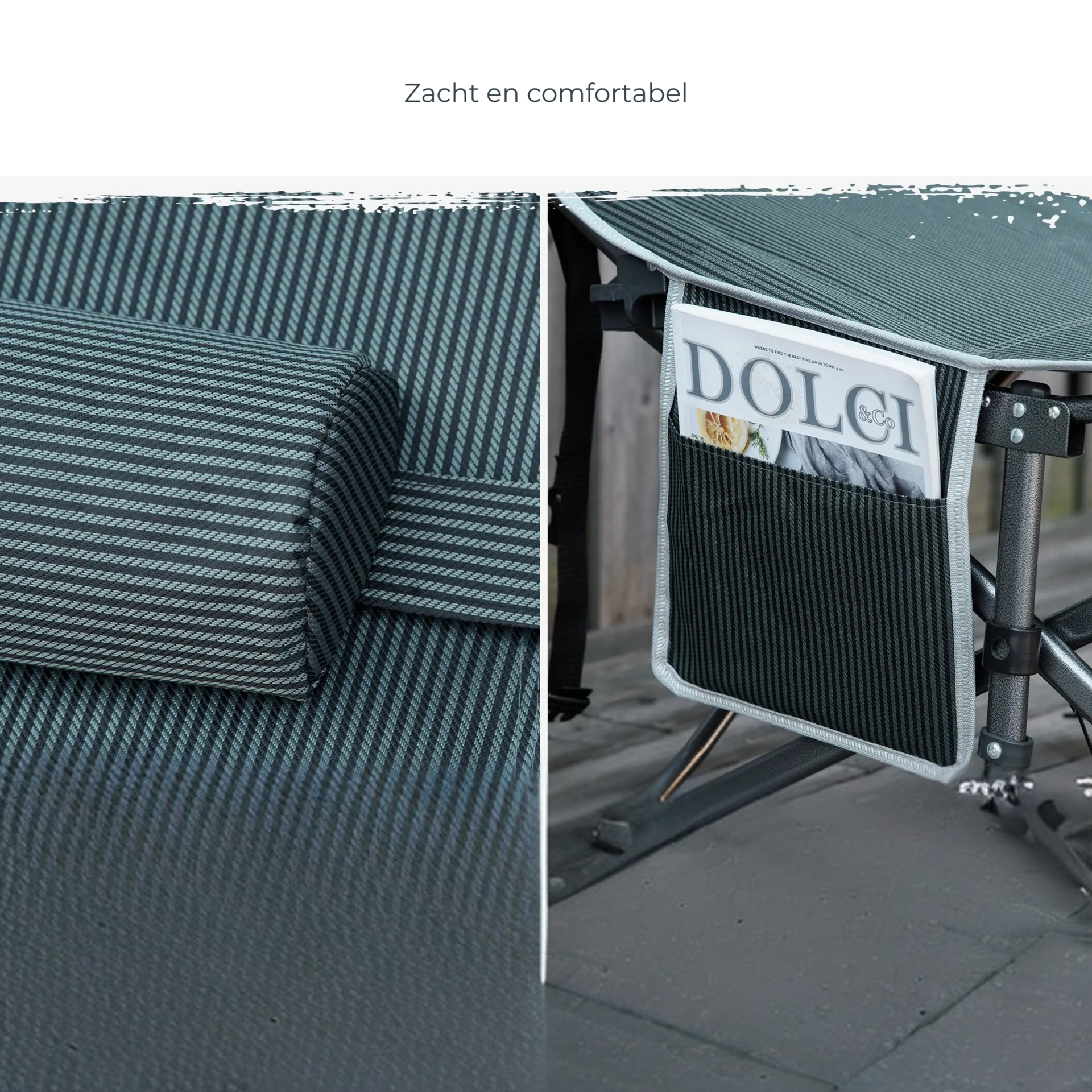 Grijs vouwbaar veldbed 188x64x53 cm – perfecte stretcher voor buiten