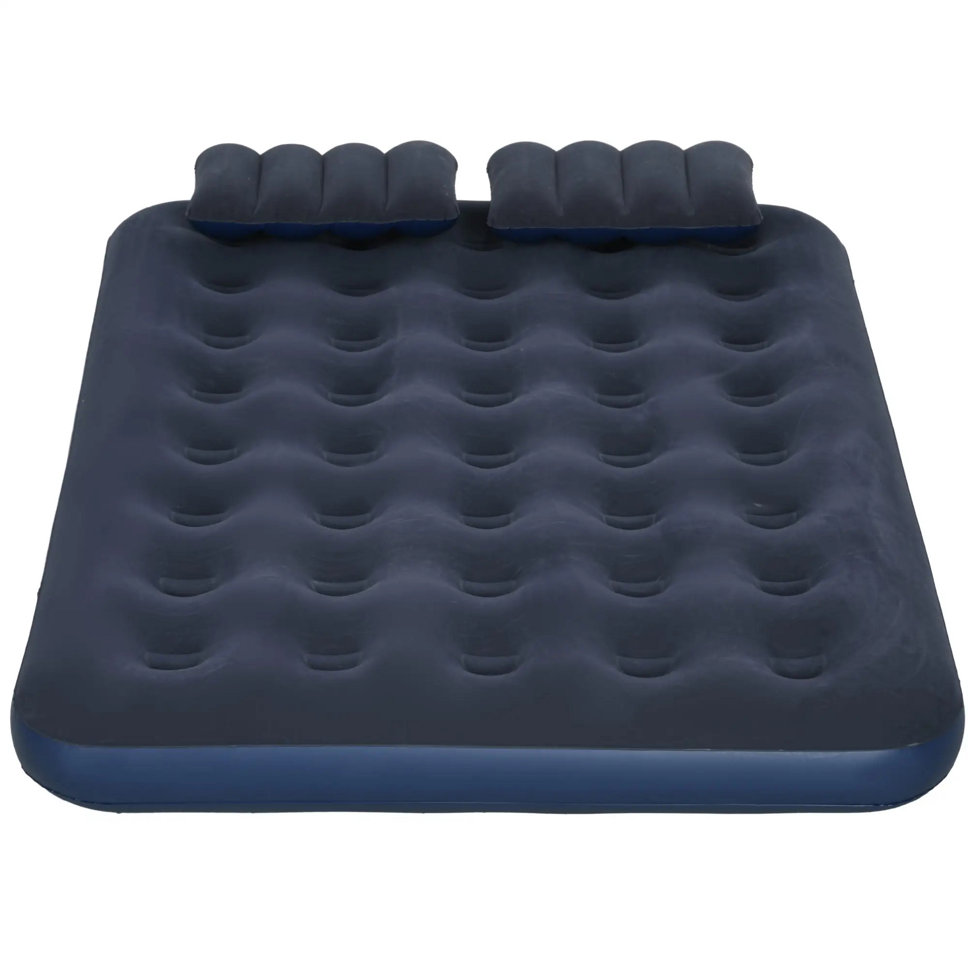 Blauw luchtbed 2-persoons 203x152x22 cm – comfortabel kampeerbed