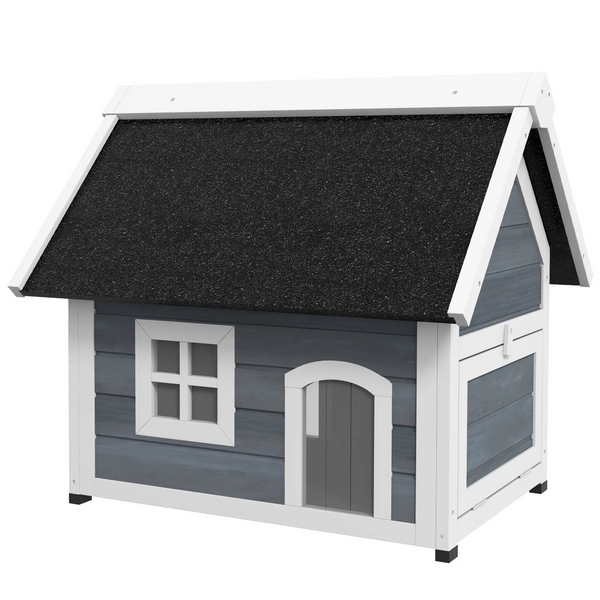 Kattenhuis voor buiten – comfortabel kattenhok voor katten  77 x 58 x 68 cm
