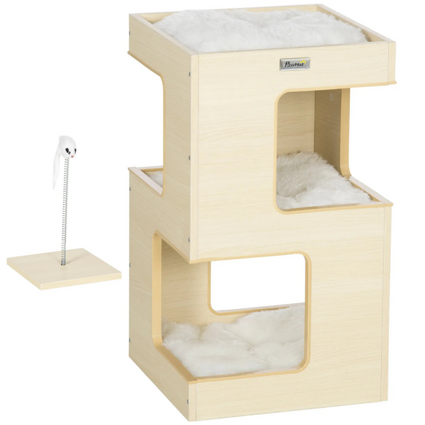Krabpaal 34x34x60 cm – speelse en stabiele klimpaal voor katten
