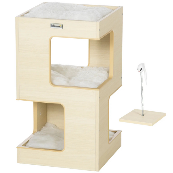 Krabpaal 34x34x60 cm – speelse en stabiele klimpaal voor katten