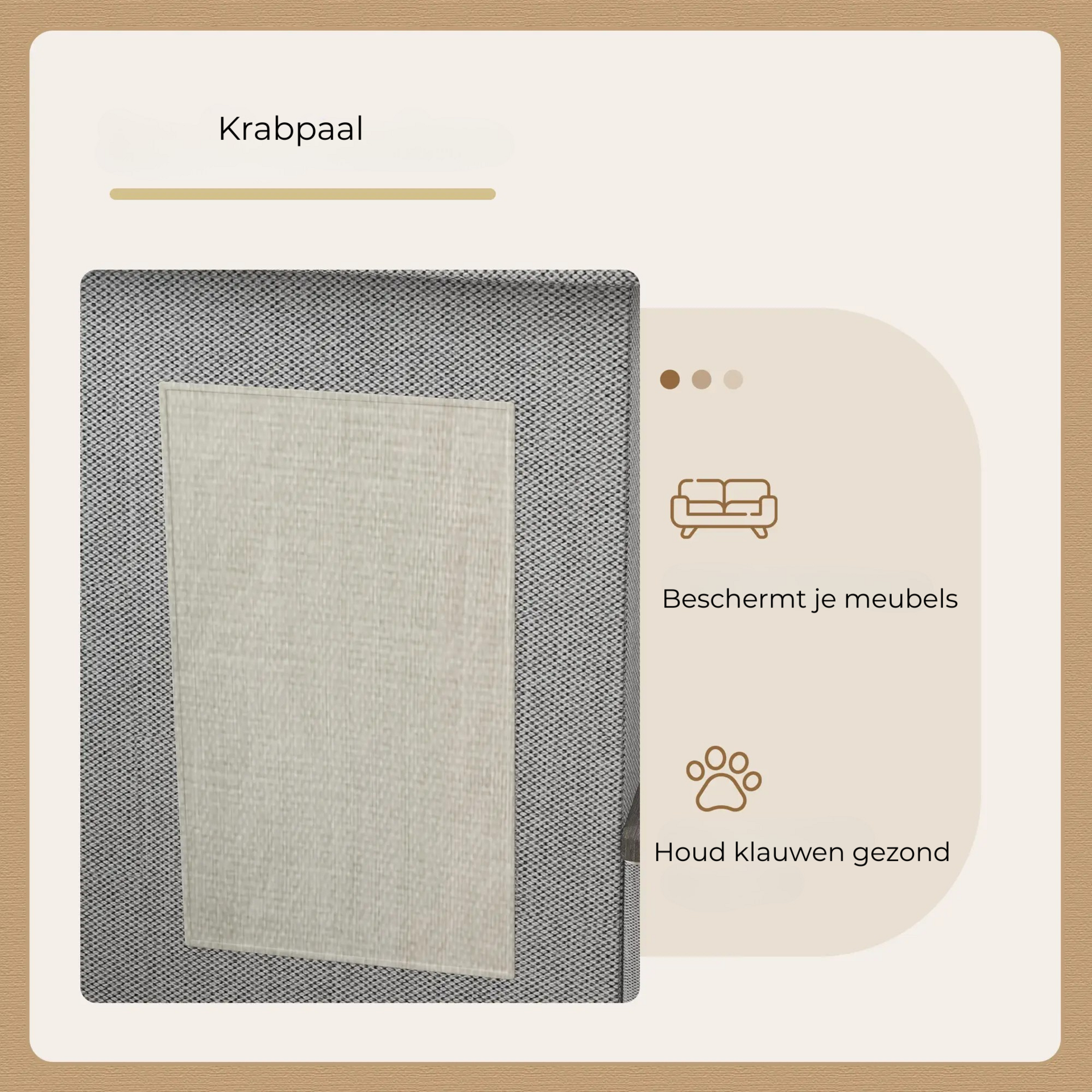 Kattenhok met ligbed en voerbakken 78x48x49 cm – kattenhuis met kattenmand grijs