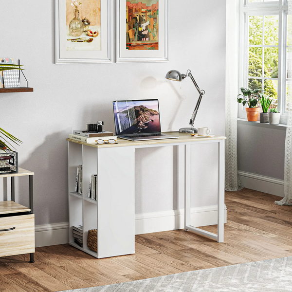 Wit bureau met opbergruimte 100x54x75 cm – praktisch en stijlvol design