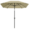 Elegante tuinparasol beige 2,3 m – UV-bescherming voor buiten