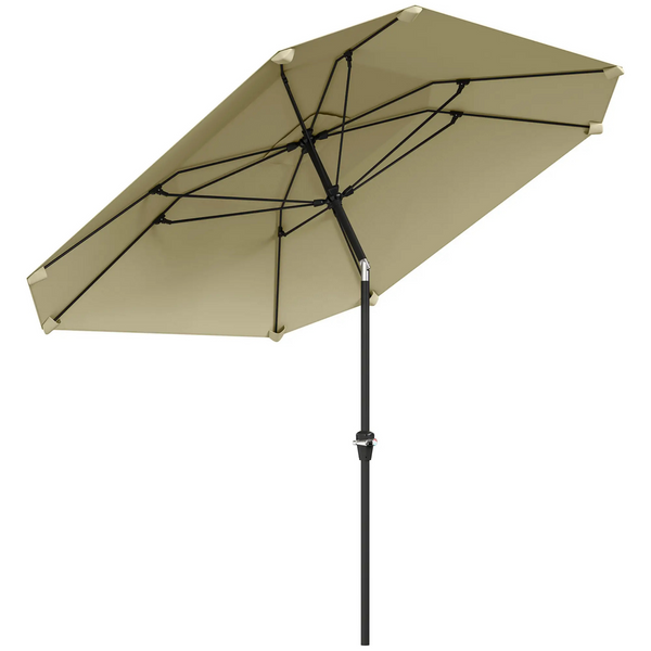 Elegante tuinparasol beige 2,3 m – UV-bescherming voor buiten