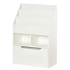Boekenkast kinderkamer wit met opbergkist 60x30x90 cm praktisch en stijlvol