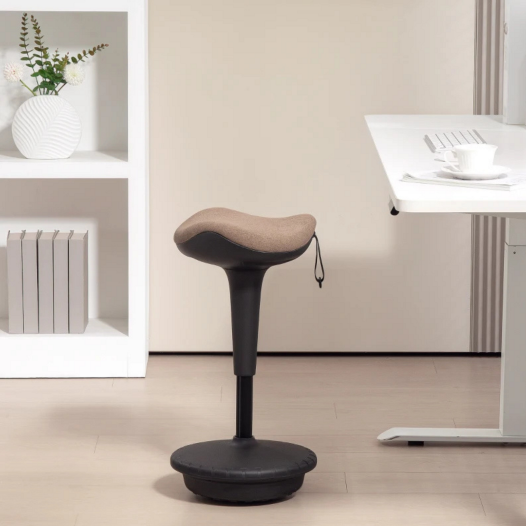 Ergonomische balanskruk verstelbare zadelkruk 34x34 cm bureaukruk