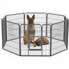 Ruime stalen puppyren van 80 cm hoog XL – ideaal als ruime hondenren of kennel | Zenzee