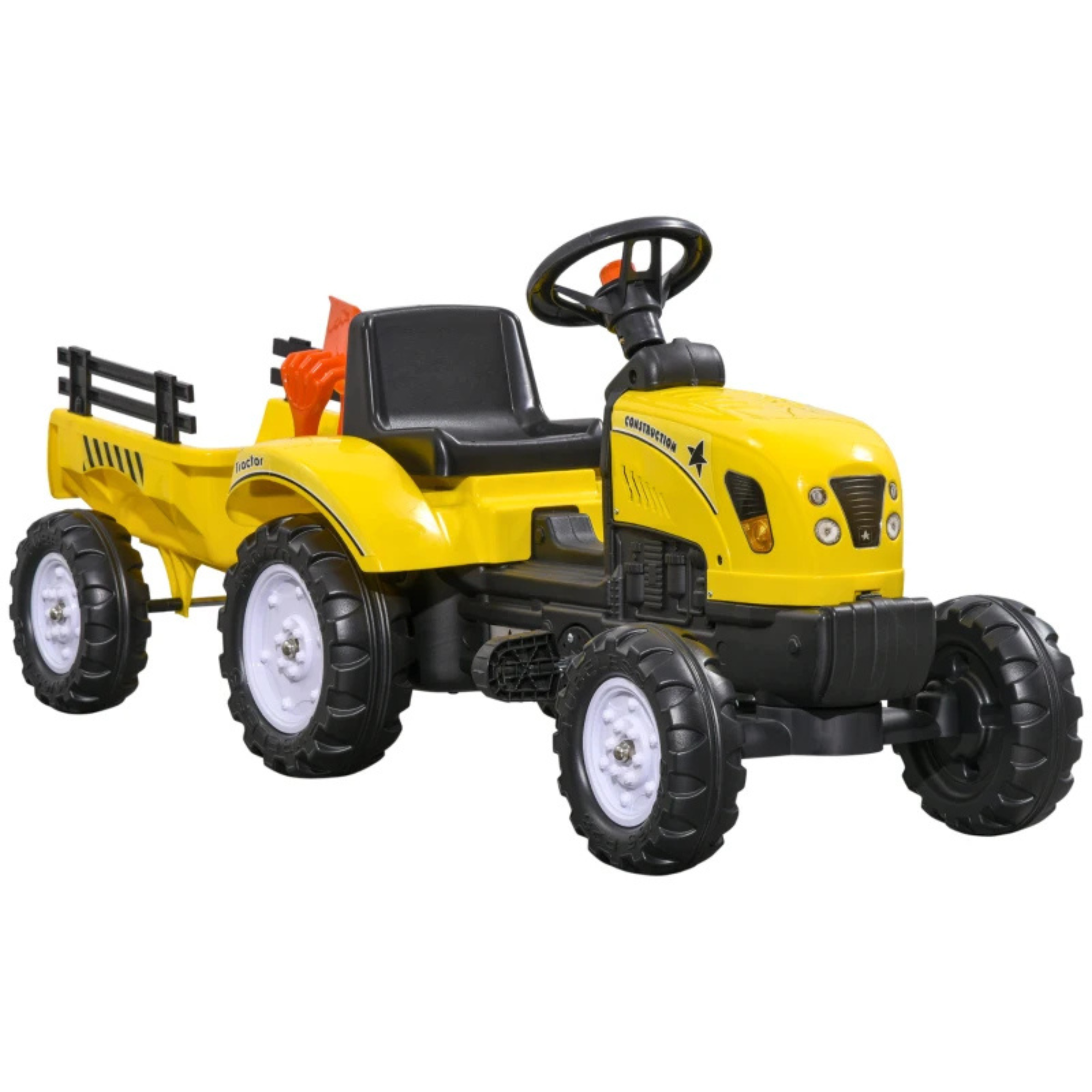 Speelgoed tractor loopfiets voor actief buitenspelen vanaf 3 jaar met stevig ontwerp en speelklaar stuurwiel