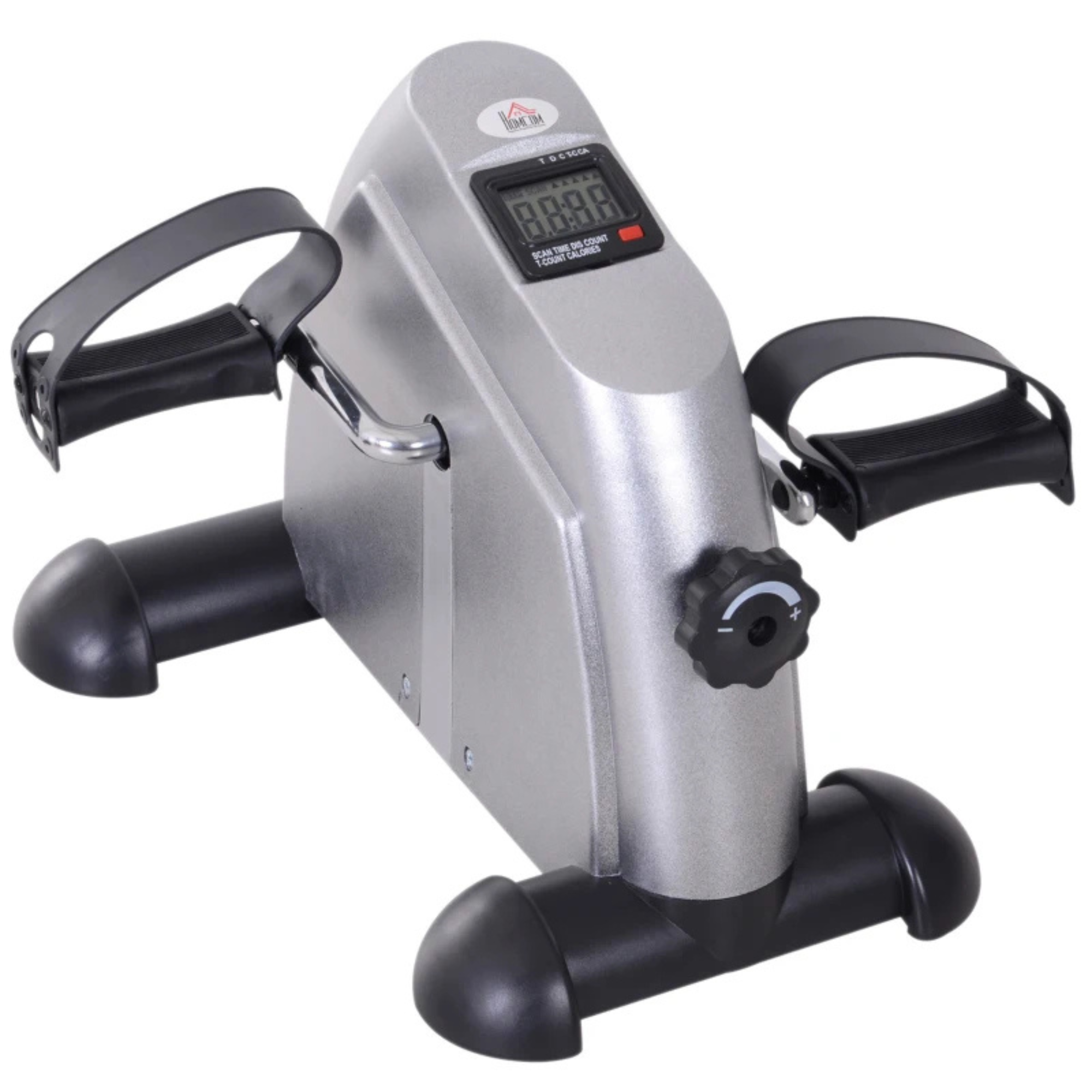 Compacte opvouwbare hometrainer met lcd-display voor thuisgebruik – mini fietsapparaat voor benen en armen trainen