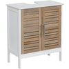 Wastafelonderkast wit-eiken 70x60x30 cm – Compact badkamermeubel met natuurlijke uitstraling