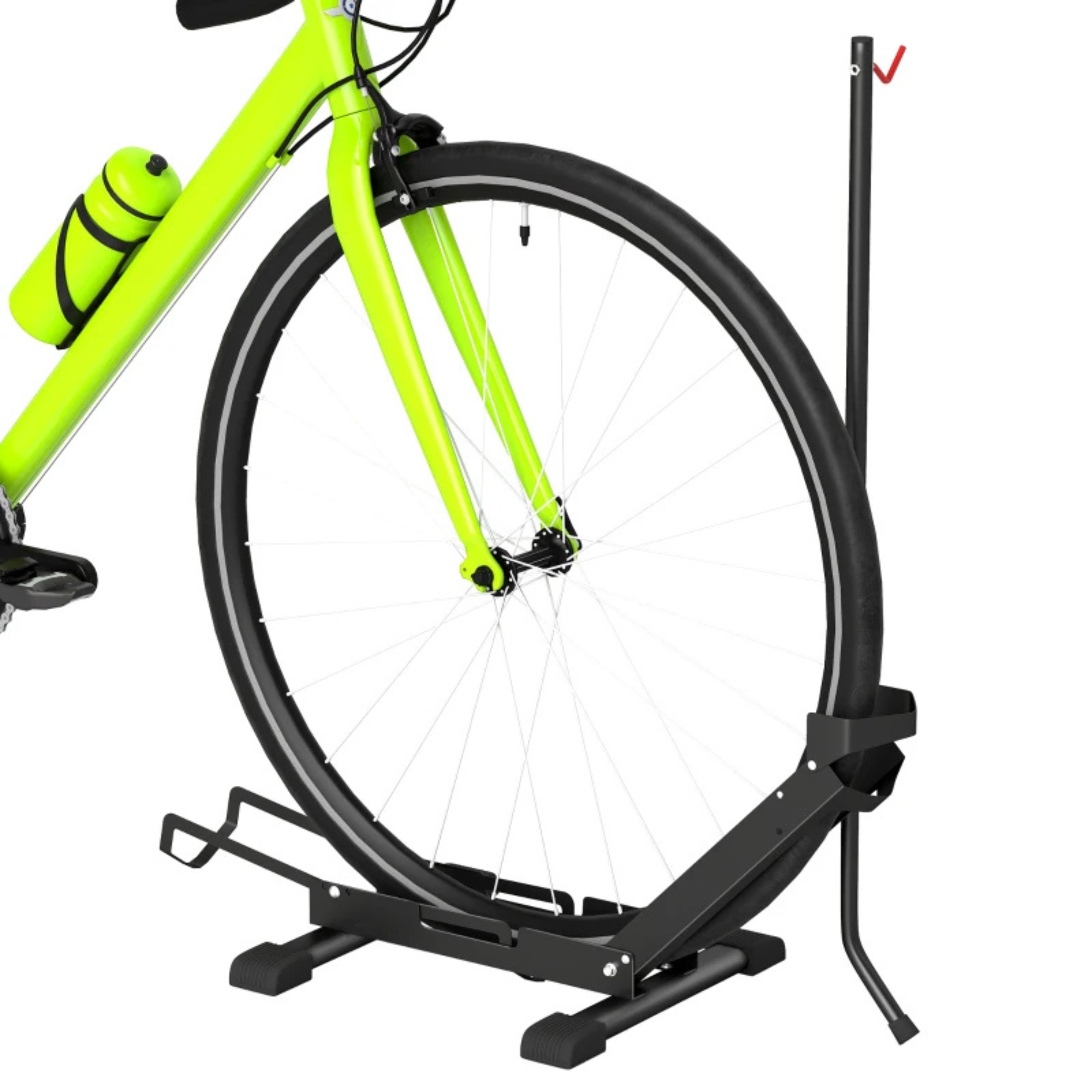 Fietsenstandaard zwart staal 75×41×81 cm – stevig & weersbestendig