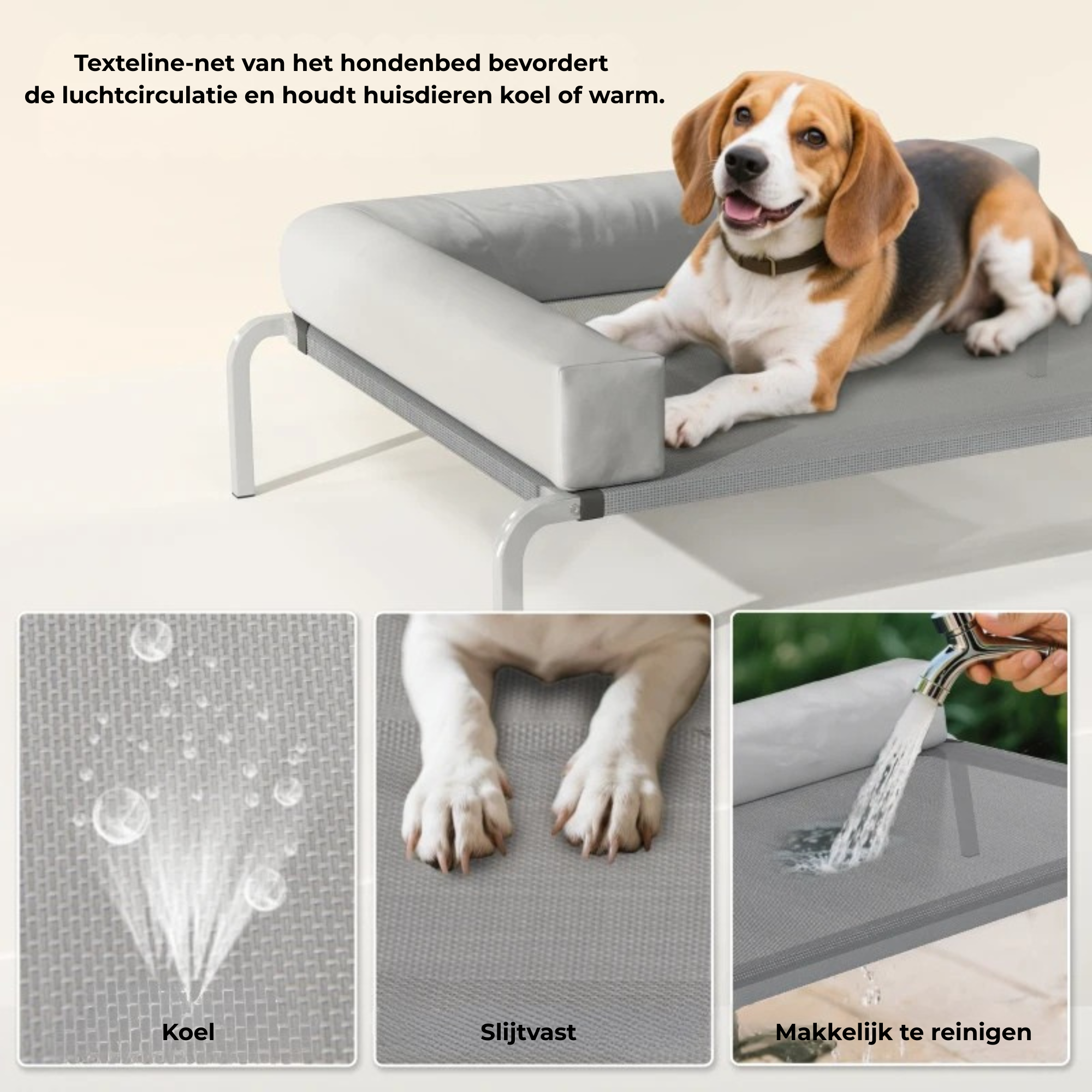 Hondenbed 110x75x30 cm – Ruime hondenmand voor extra comfort