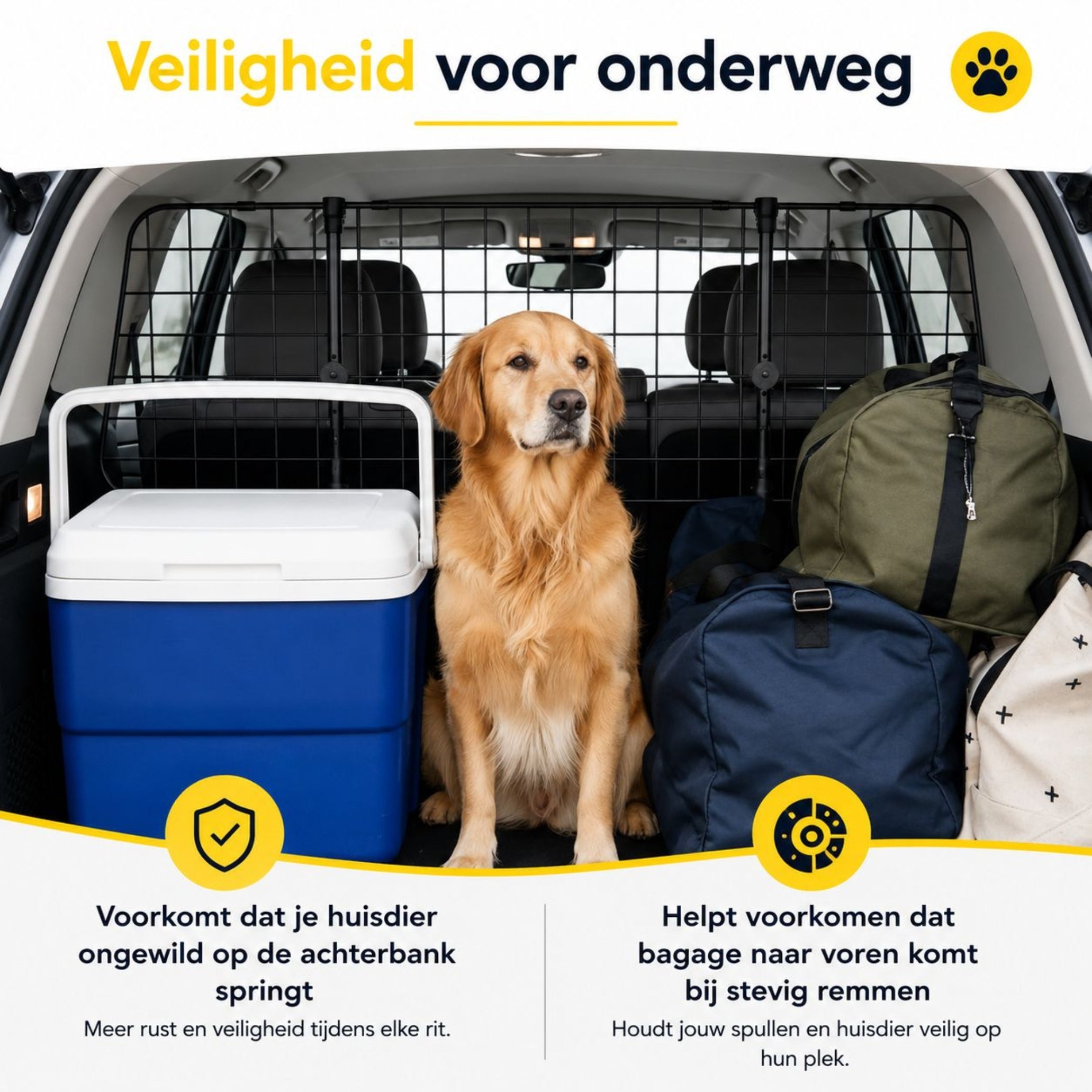 Verstelbaar universeel hondenrek 91-145 cm breed, 30 cm hoog in zwart metaal | Zenzee