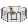 Ruime stalen puppyren van 60 cm hoog L – ideaal als ruime hondenren of kennel | Zenzee