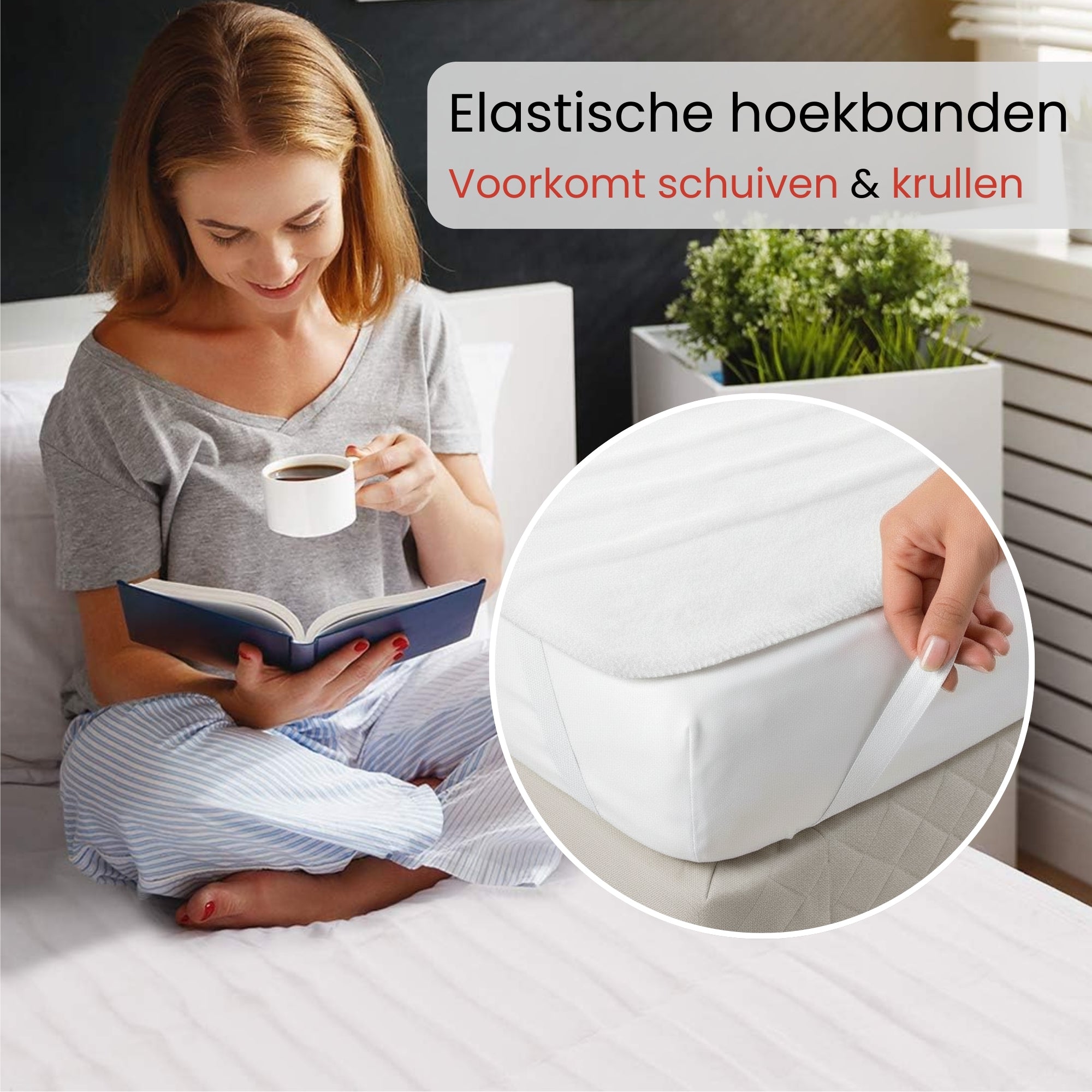 Elektrische warmtedeken XL 190x80 cm met timer voor veilige en gerichte warmte | Zenzee met elastieken voor matrasfixatie