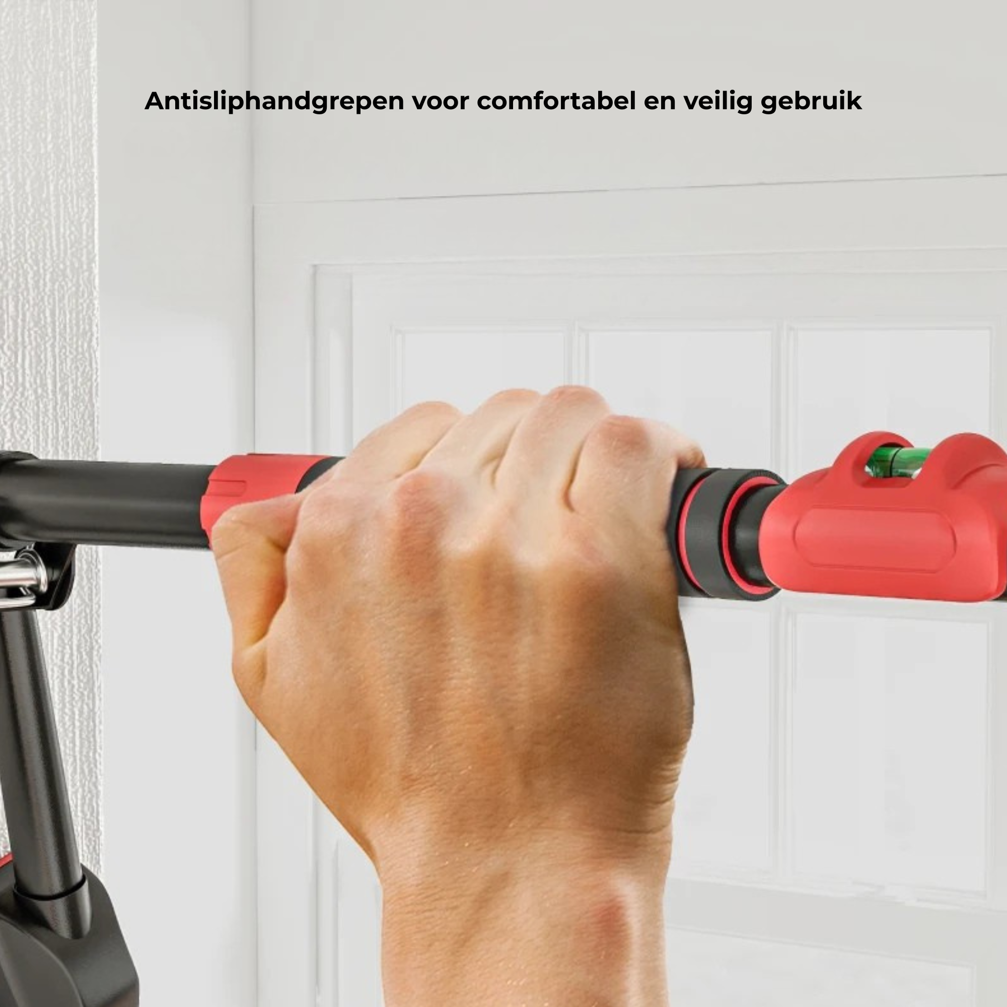 Heavy duty optrekstang multifunctioneel voor deurpost 80-110cm met antisliphandgrepen voor veilig en comfortabel trainen