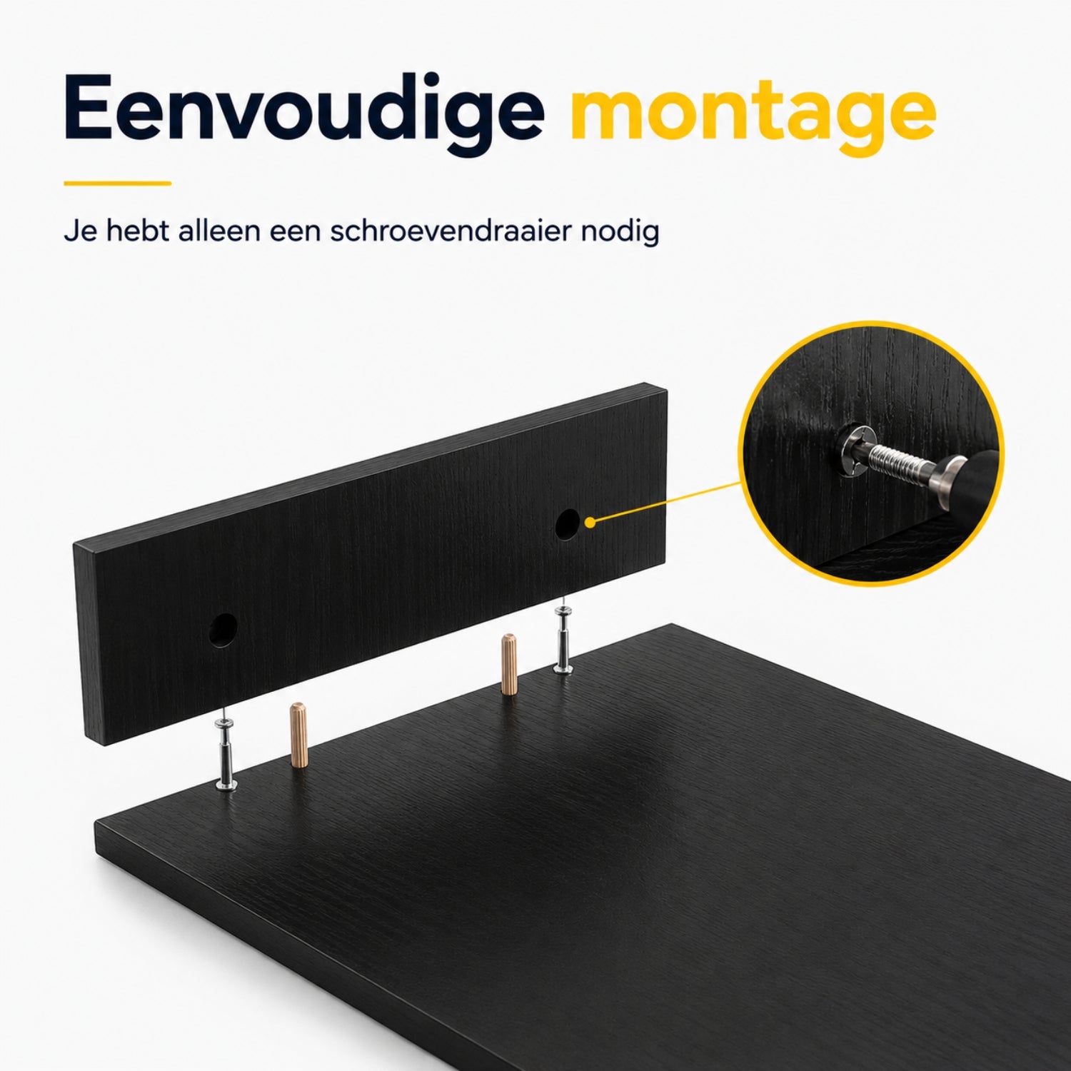 Ergonomische monitorverhoger zwart voor 2 monitors – verbeter je werkhouding | Zenzee