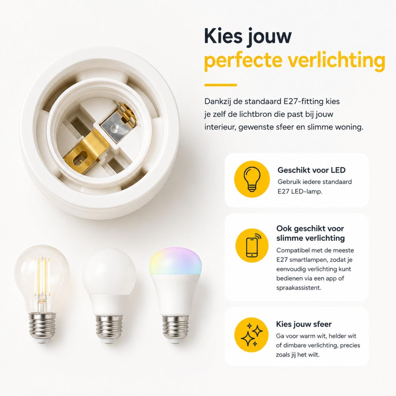 Moderne vloerlamp met opbergruimte 160 cm wit/eiken
