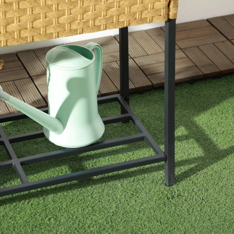 Verhoogde plantentafel en plantenbak – zandkleur, 70x30x72 cm voor gemakkelijk tuinieren